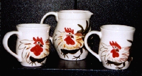 Example of our Earthenware pottery